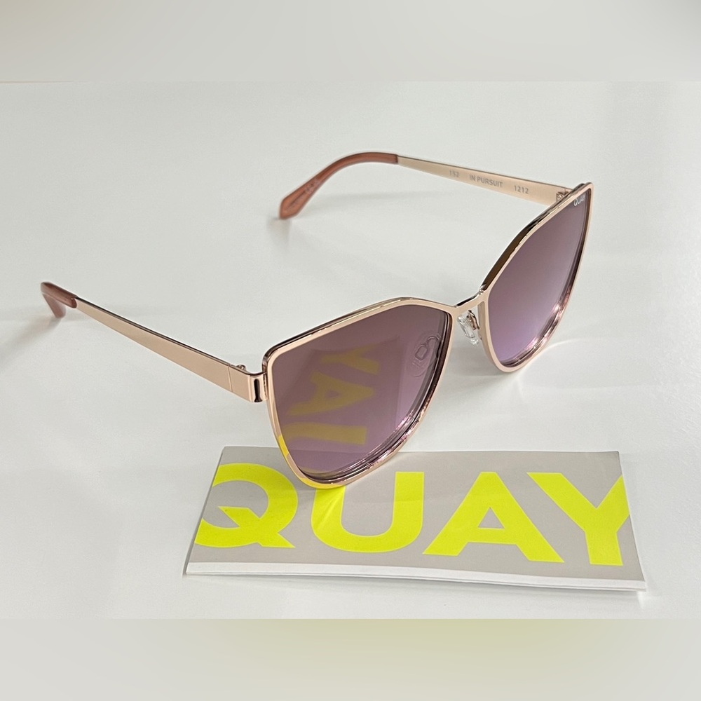 Quay Australia Sunglasses IN PURSUIT -ROSEG/BRNPK